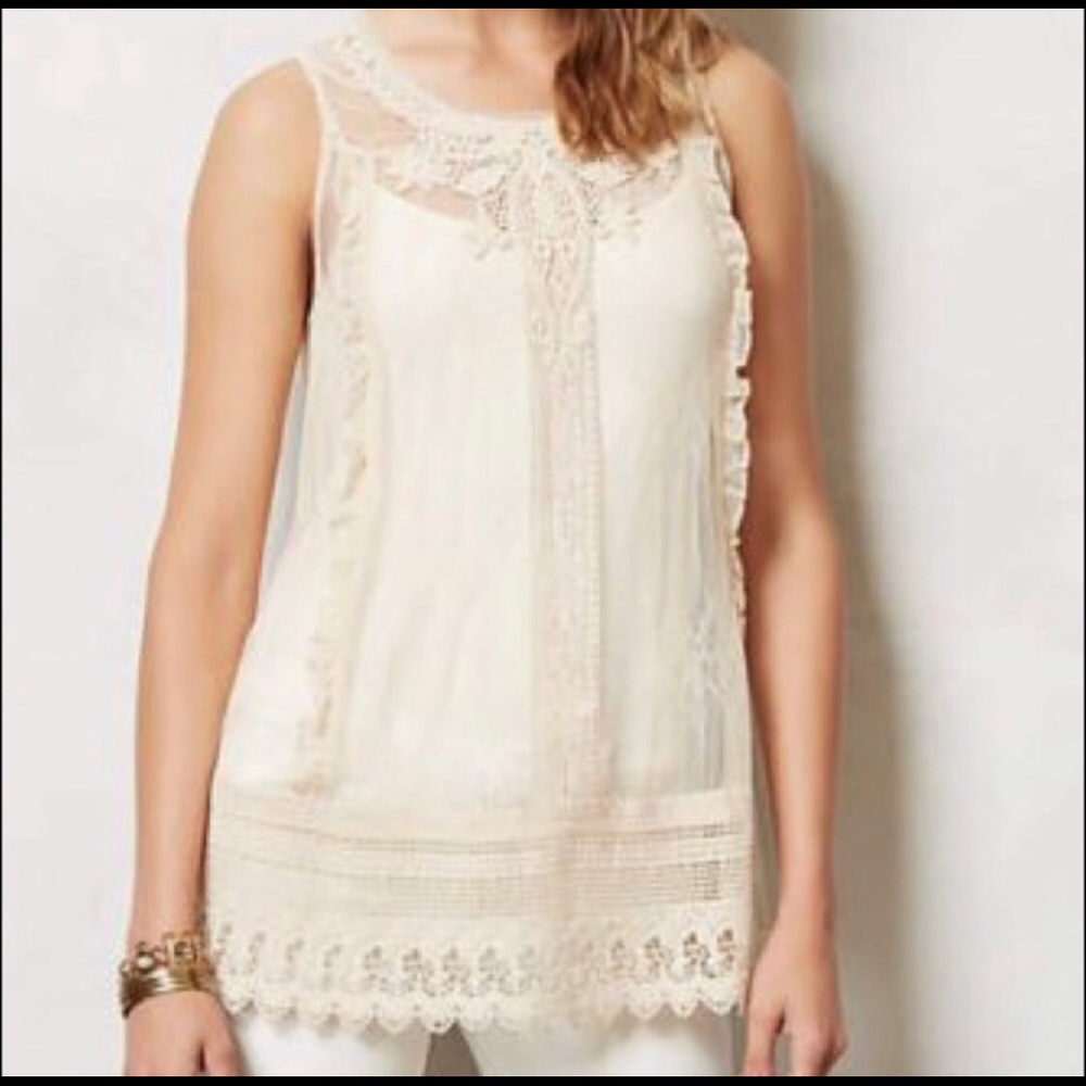 Anthropology Moulinette Soeurs Tunic